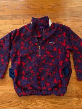 Vintage Rare Patagonia Synchilla Fleece Zen Turtle Print 1996